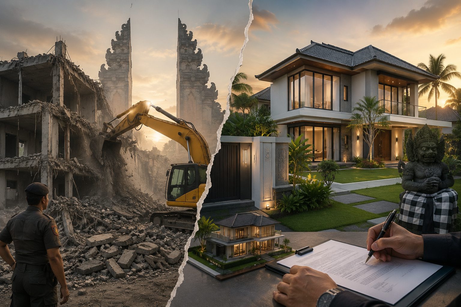 BANGUNAN ILEGAL DI BALI DIRUBUNG! Ini Pentingnya Perizinan Bangunan & Cara Aman Investasi Properti 2026